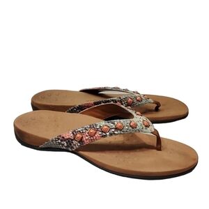 Vionic Women Floriana Comfort Sandals Flip Flop shoes sz 10